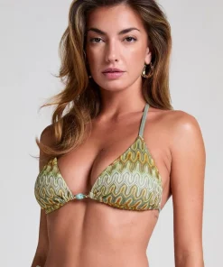 Cali Triangle Bikini Top - Green