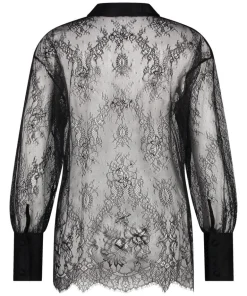 Camille Lace Top - Black