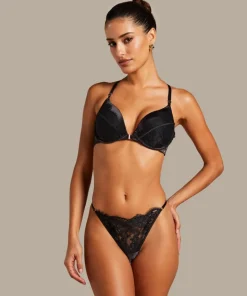 Chalice Padded Push-Up Underwired Bra - Black