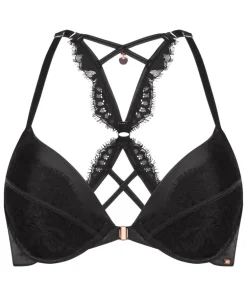 Chalice Padded Push-Up Underwired Bra - Black