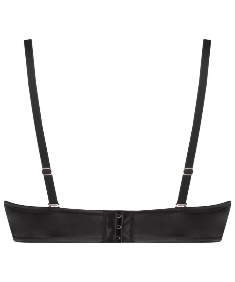 Chalice Padded Strapless Underwired Bra - Black