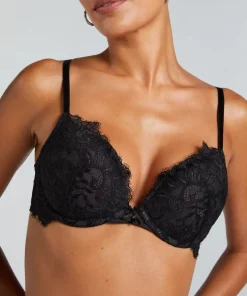 Char Padded Underwired Maximizer Bra - Black