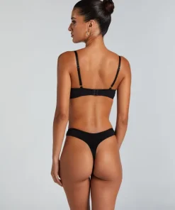 Char Padded Underwired Maximizer Bra - Black