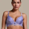 Charlie Padded Push-Up Underwired Bra - Purple