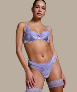 Charlie Padded Underwired Bra - Purple