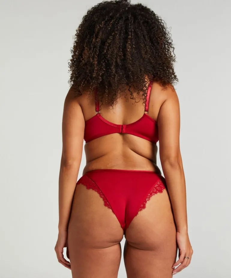 Charlotta Non-Padded Underwired Bra - Red