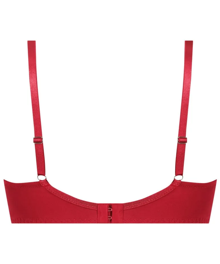 Charlotta Non-Padded Underwired Bra - Red