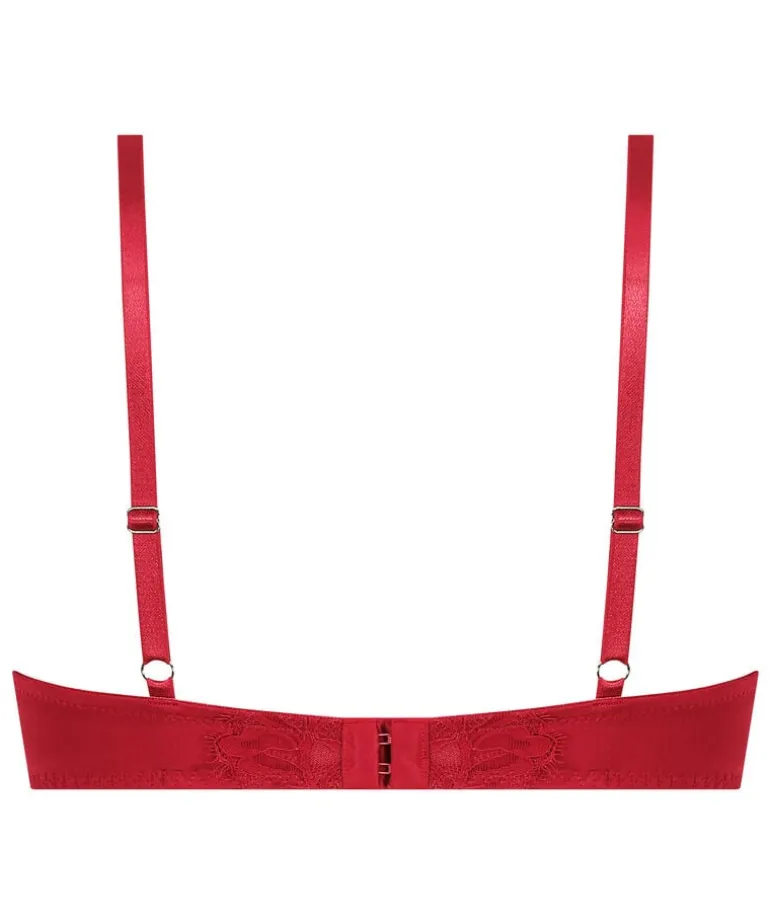 Charlotta Padded Underwired Bra - Red