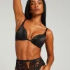 Cierra Padded Underwired Bra - Black