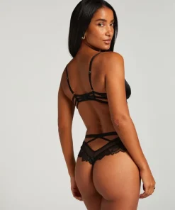 Cierra Padded Underwired Bra - Black