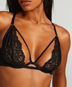 Cinnamon Non-Padded Underwired Bra - Black
