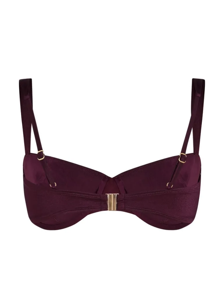 Costa Bikini Top - Purple