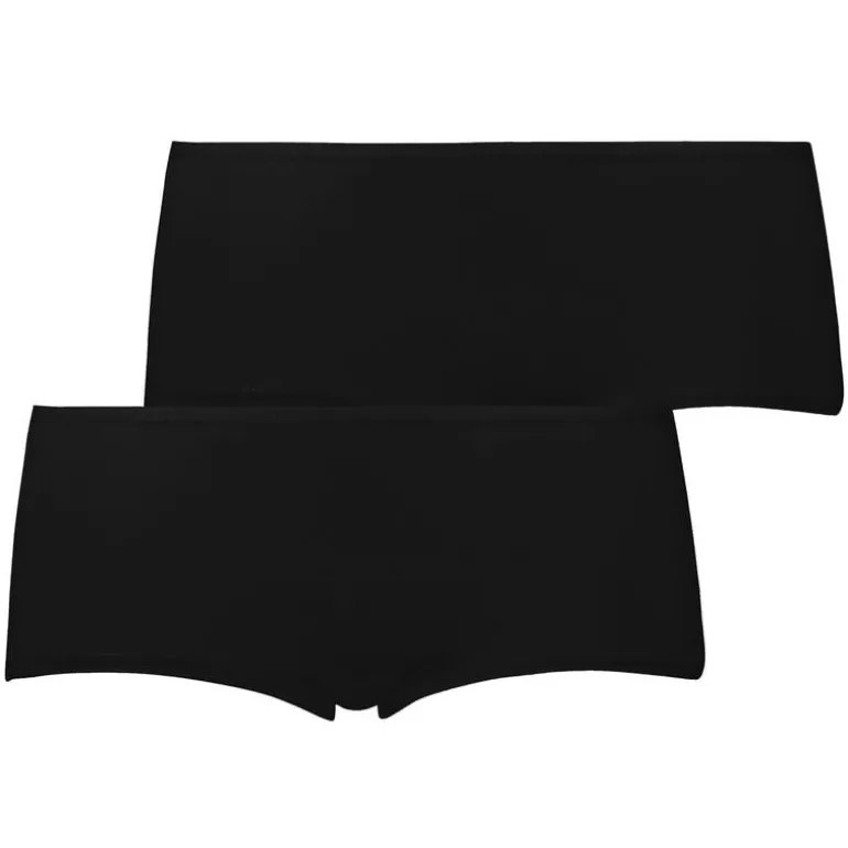 2 Cotton Boxers Kim - Black
