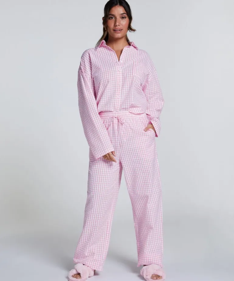 Cotton Pyjama Pants - Pink