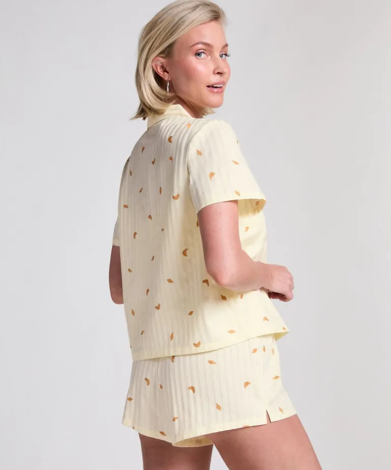 Cotton shorts - Yellow