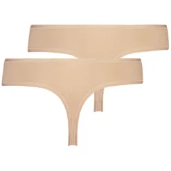 2 Cotton Thongs Kim - Beige