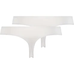 2 Cotton Thongs Kim - White