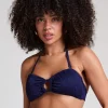 Cozumel Bandeau Bikini Top - Blue