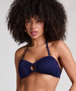 Cozumel Bandeau Bikini Top - Blue