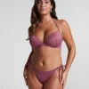 Cozumel High-Leg Bikini Bottoms - Purple