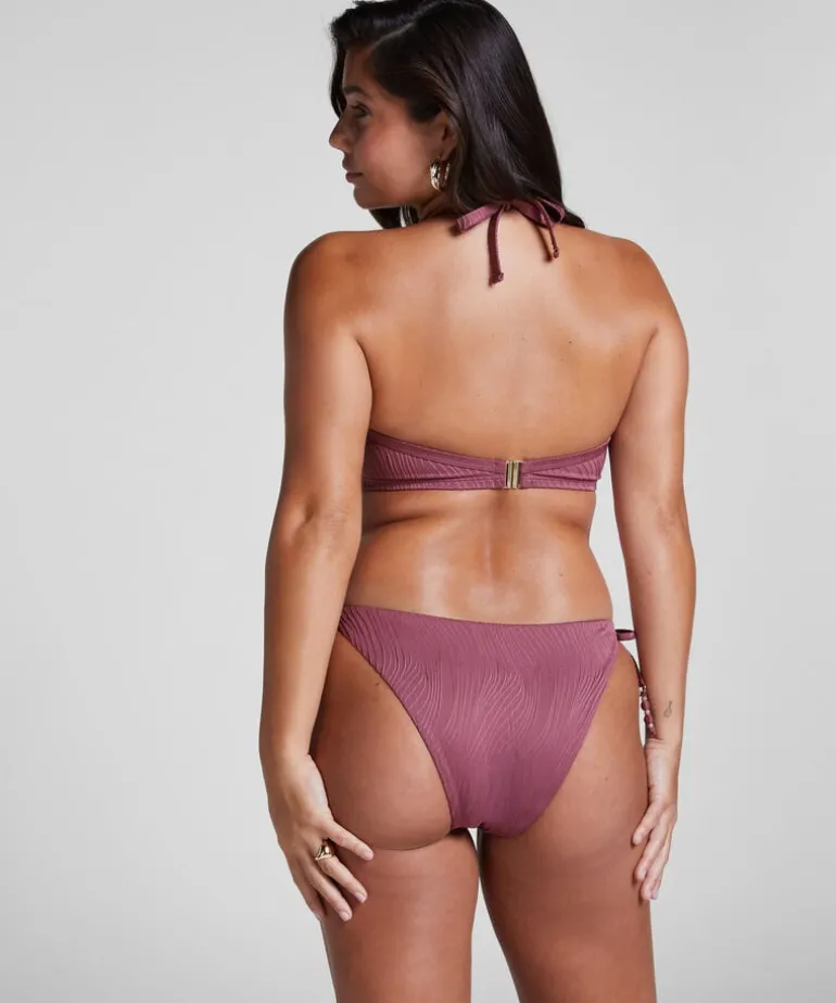 Cozumel High-Leg Bikini Bottoms - Purple