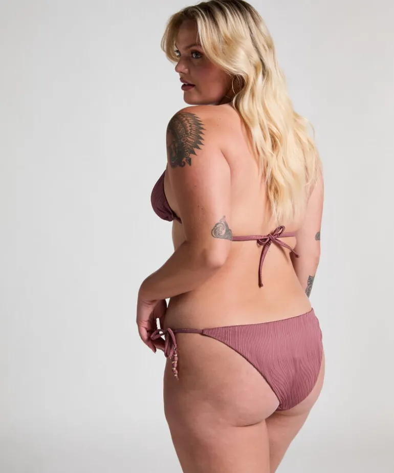 Cozumel High-Leg Bikini Bottoms - Purple