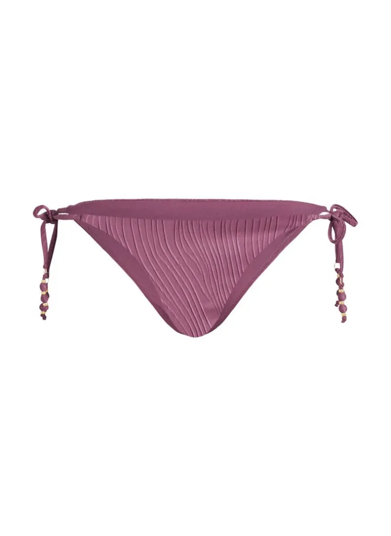 Cozumel High-Leg Bikini Bottoms - Purple
