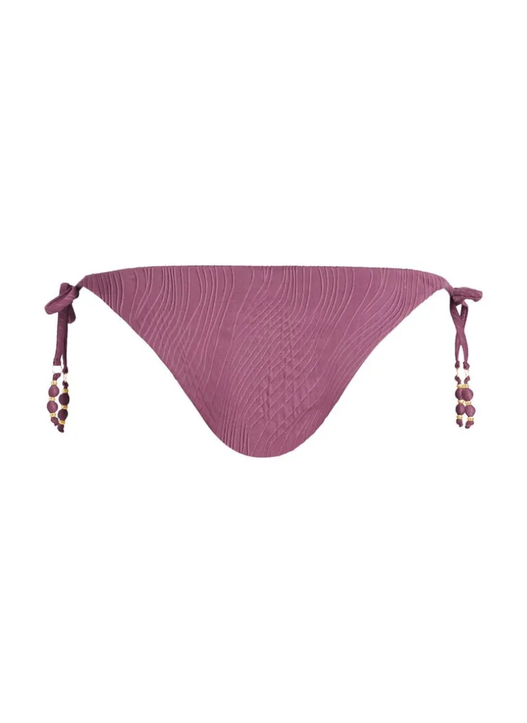 Cozumel High-Leg Bikini Bottoms - Purple