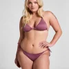 Cozumel Triangle Bikini Top - Purple