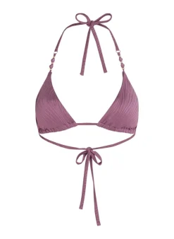 Cozumel Triangle Bikini Top - Purple