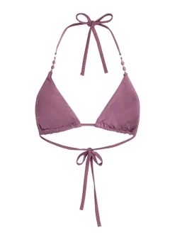 Cozumel Triangle Bikini Top - Purple