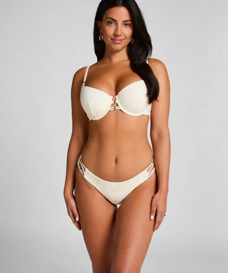 Crochet Bikini Top - White