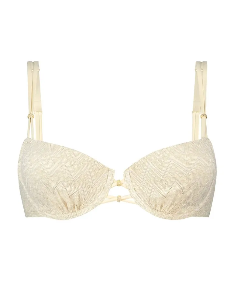 Crochet Bikini Top - White