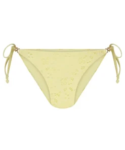 Crochet Cheeky Tanga Bikini Bottoms - Yellow