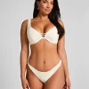 Crochet High Leg Bikinibottom - White