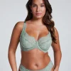 Daisy Non-Padded Underwired Bra - Green