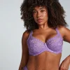 Daisy Non-Padded Underwired Bra - Purple
