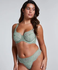 Daisy Non-Padded Underwired Bra - Green