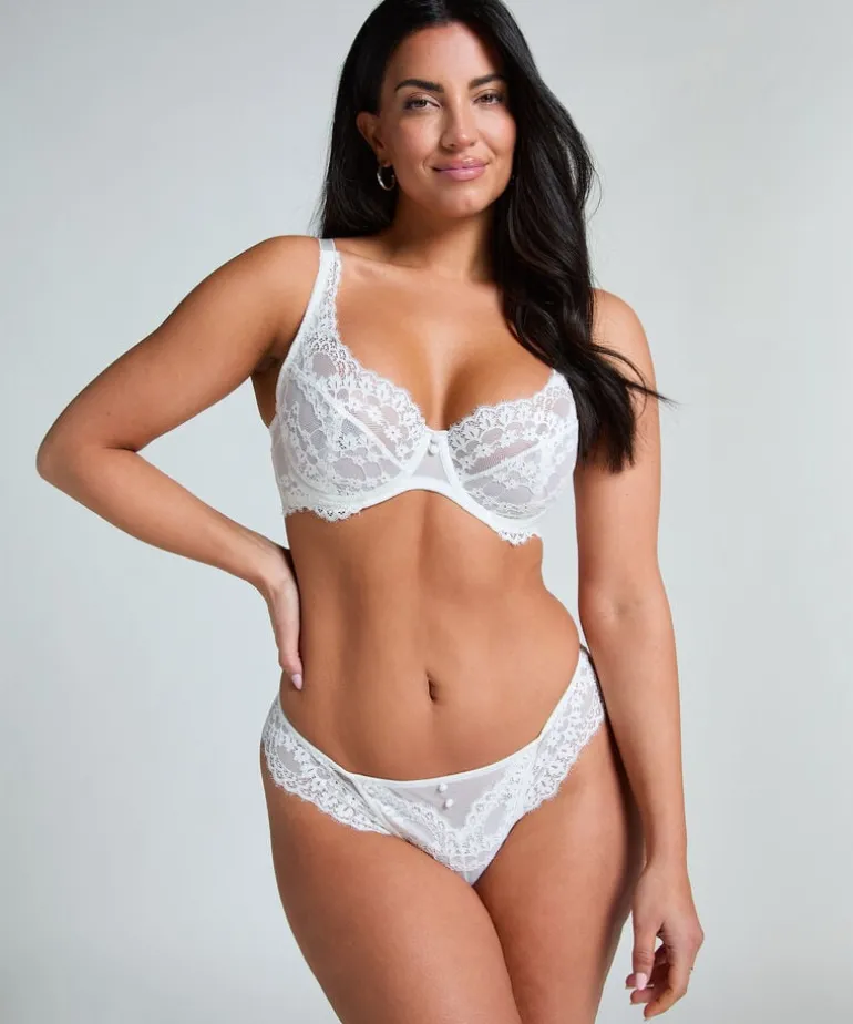 Daisy Non-Padded Underwired Bra - White