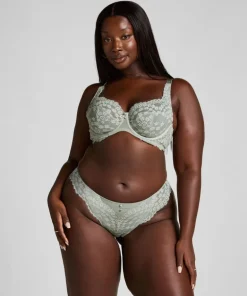 Daisy Non-Padded Underwired Bra - Green