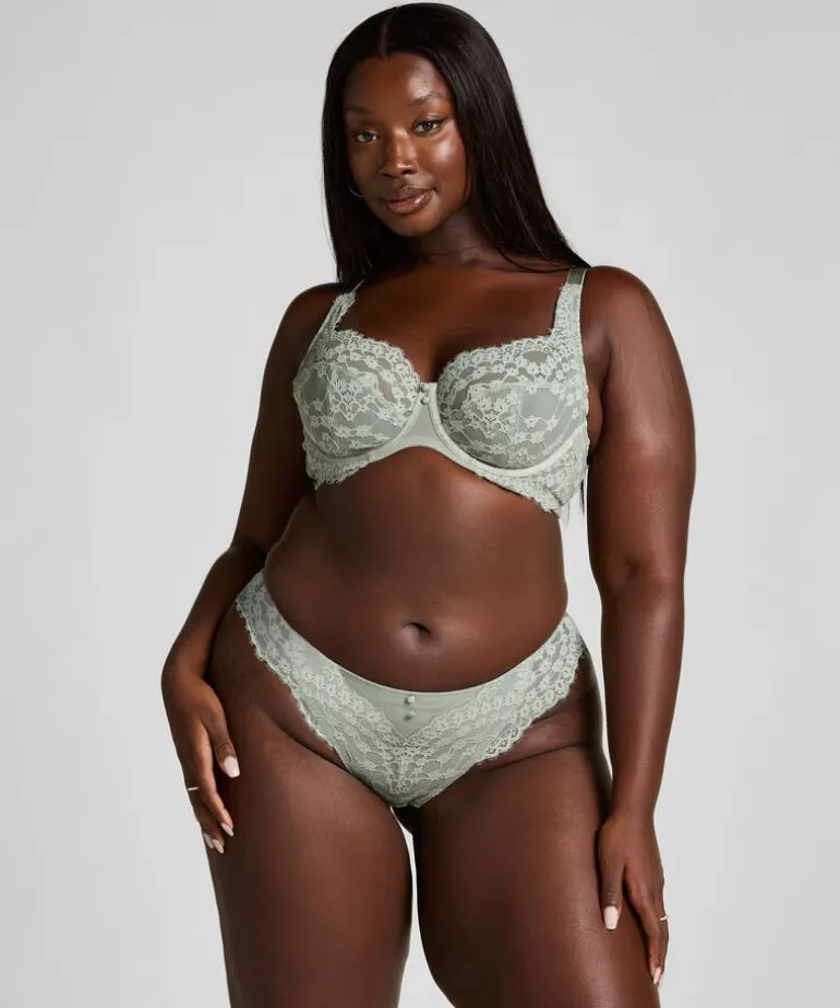 Daisy Non-Padded Underwired Bra - Green