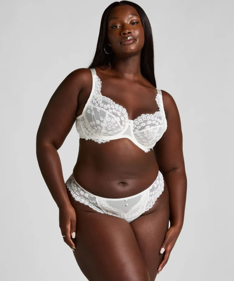 Daisy Non-Padded Underwired Bra - White