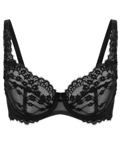 Daisy Non-Padded Underwired Bra - Black