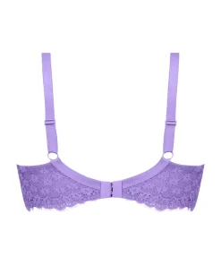 Daisy Non-Padded Underwired Bra - Purple