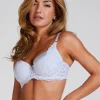 Daisy Padded Underwired Bra - Purple