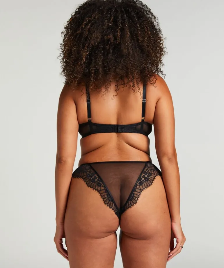 Daphne Padded Non-Wired Bra - Black