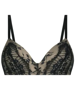 Daphne Padded Non-Wired Bra - Black