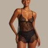Delphine Lace Shorts - Black