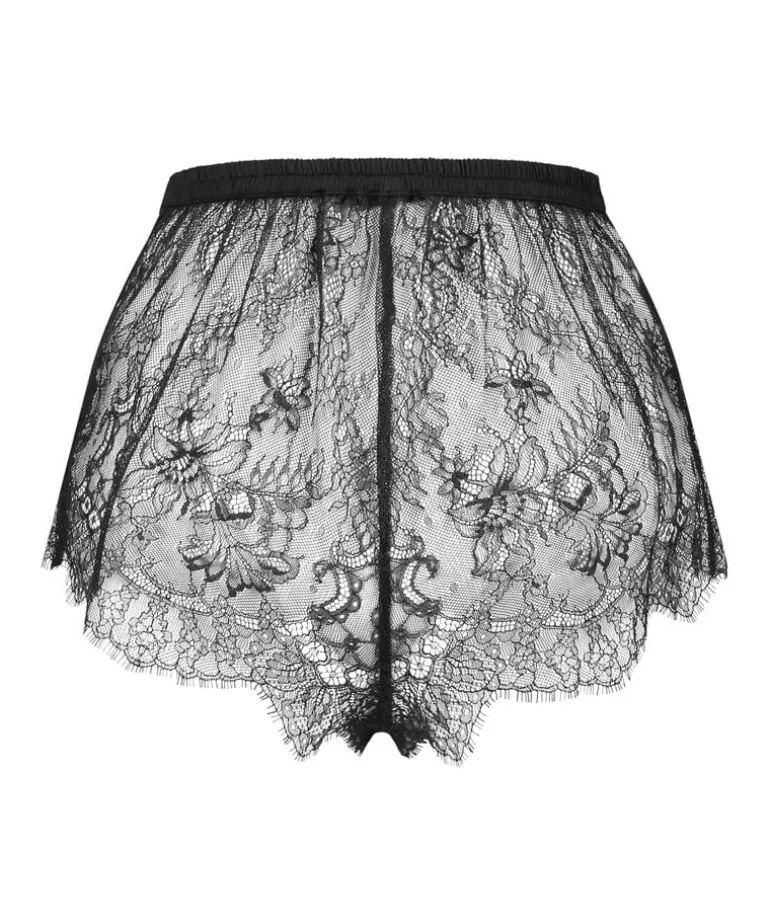 Delphine Lace Shorts - Black
