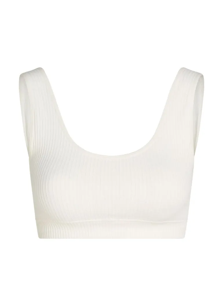 Dianne Scoop Bralette - White